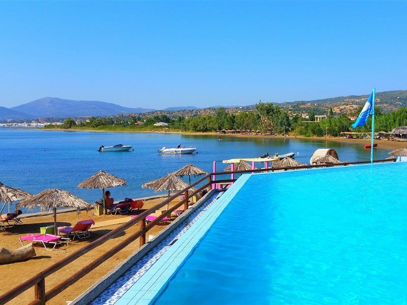 Venus Beach Hotel Bungalows Nea Styra Zewnętrze zdjęcie